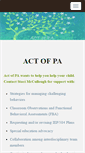 Mobile Screenshot of actofpa.com