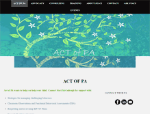 Tablet Screenshot of actofpa.com